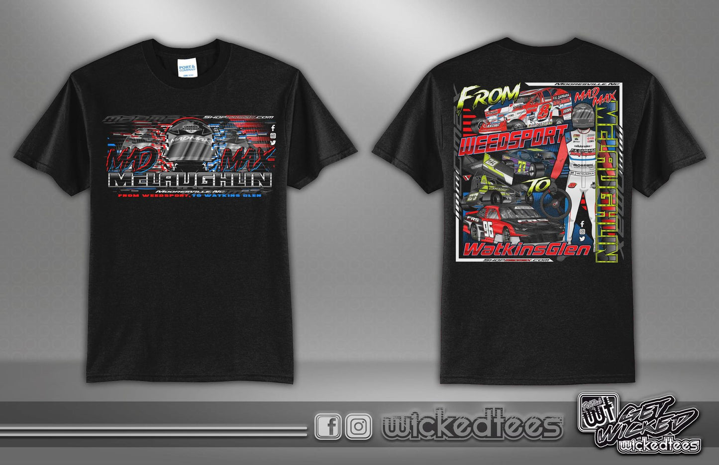 Weedsport to Watkins Glen T-Shirt "PREORDER"