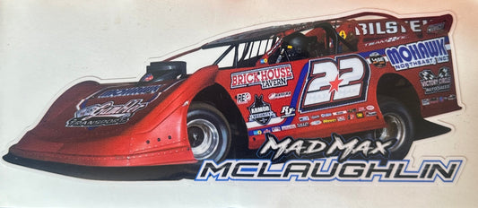 Mad Max McLaughlin #22 race car decal